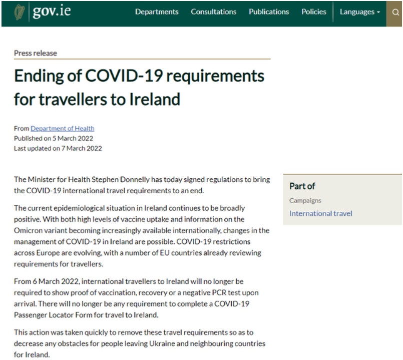 爱尔兰居留许可证新版3月上线，入境新规同样有大变化！